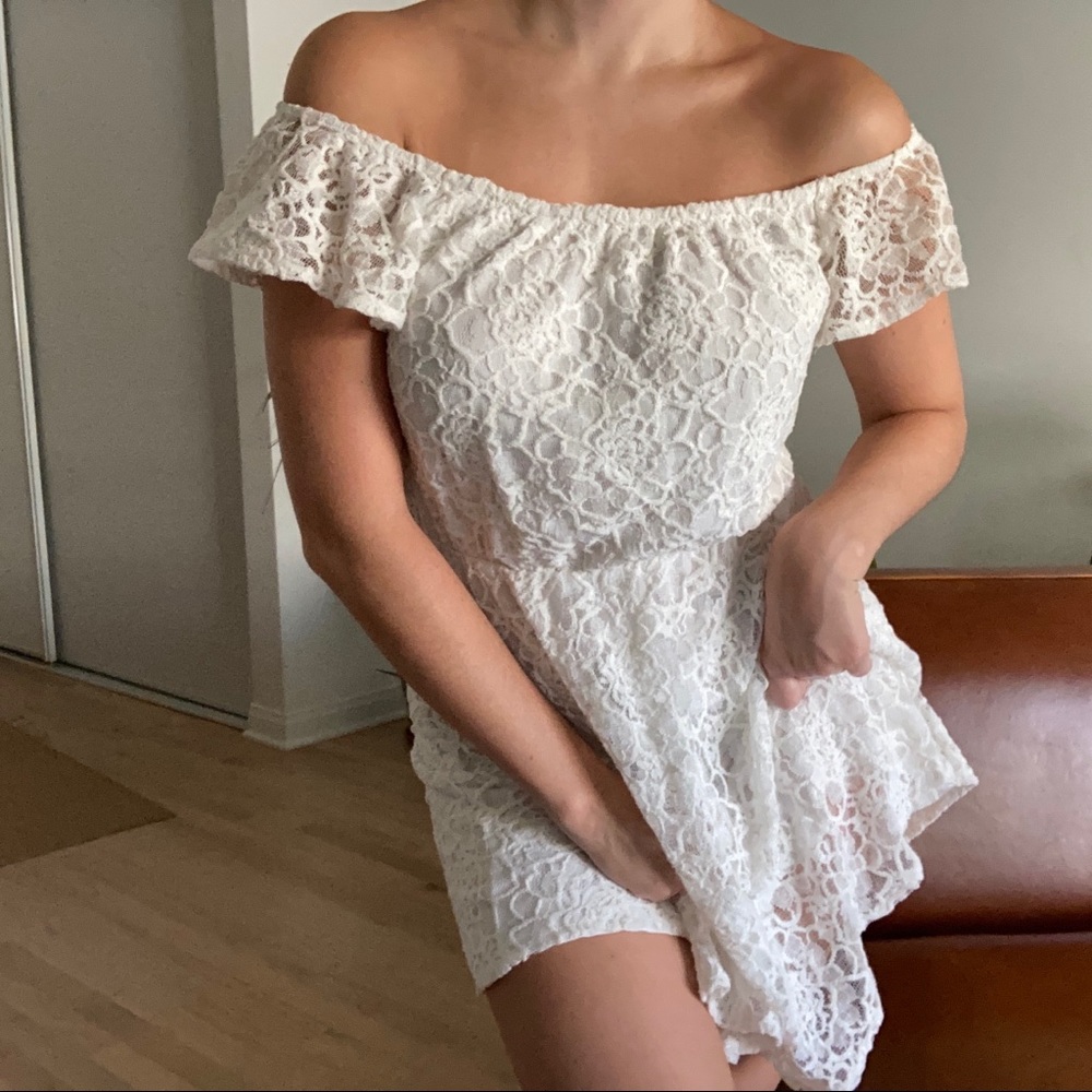 FREE PEOPLE Off The Shoulder Dress